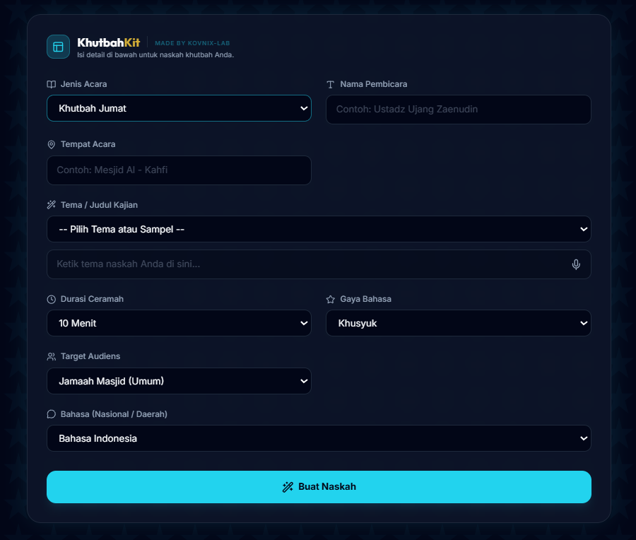 SpeakIX Dashboard Interface
